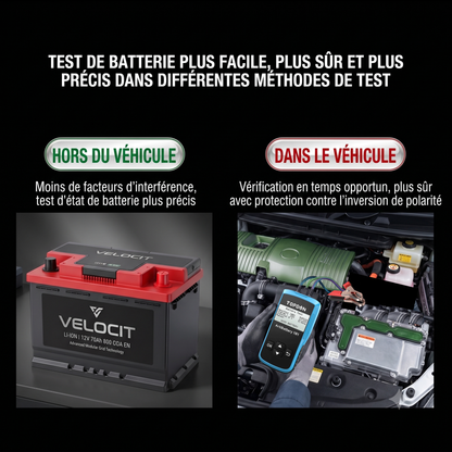 Testeur de Batterie Professionnel TOPDON AB101