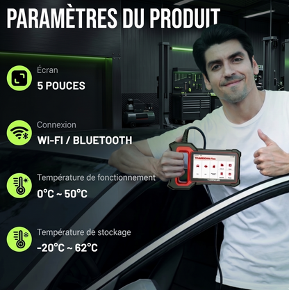 Valise de Diagnostic Auto Multimarque Professionnelle - THINKCAR Thinkscan Plus S7